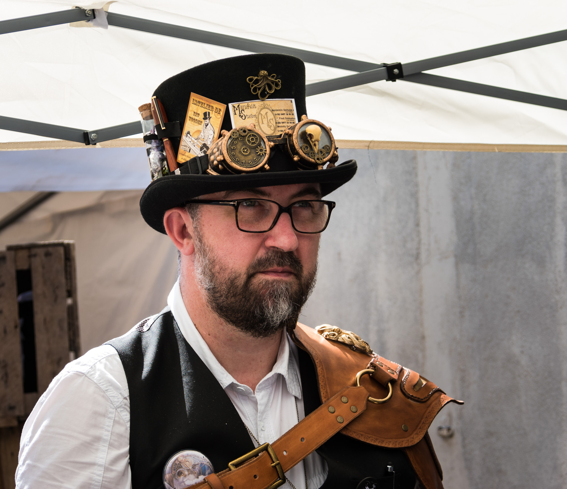 Portrait convention Steampunk Doministeam à Pagney-derrière-Barine
