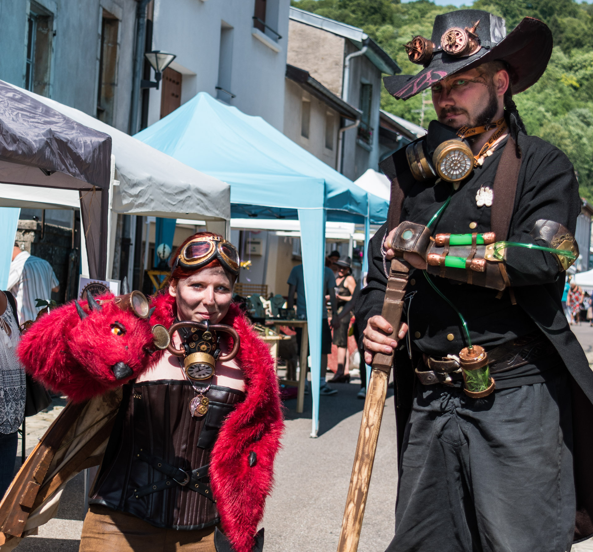 Portrait convention Steampunk Doministeam à Pagney-derrière-Barine