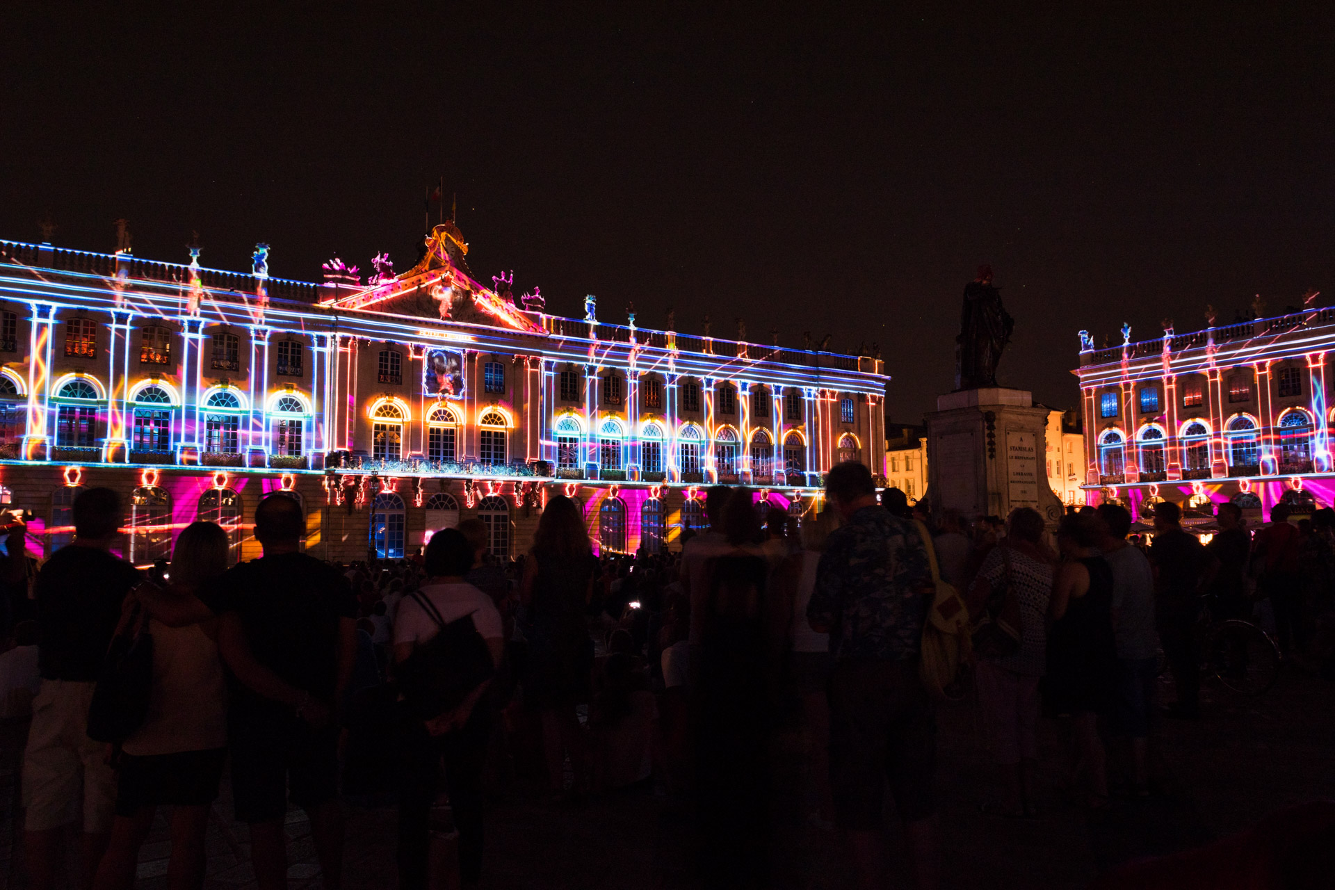 Spectacle du son et lumière de la place Stanislas de Nancy