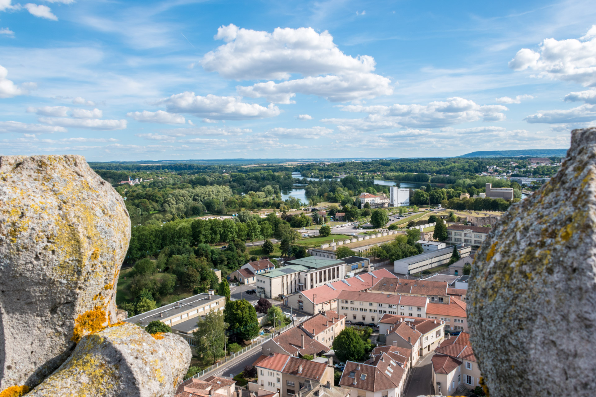 vue du toulois depuis les tours de la la cathédrale Saint-Etienne de Toul