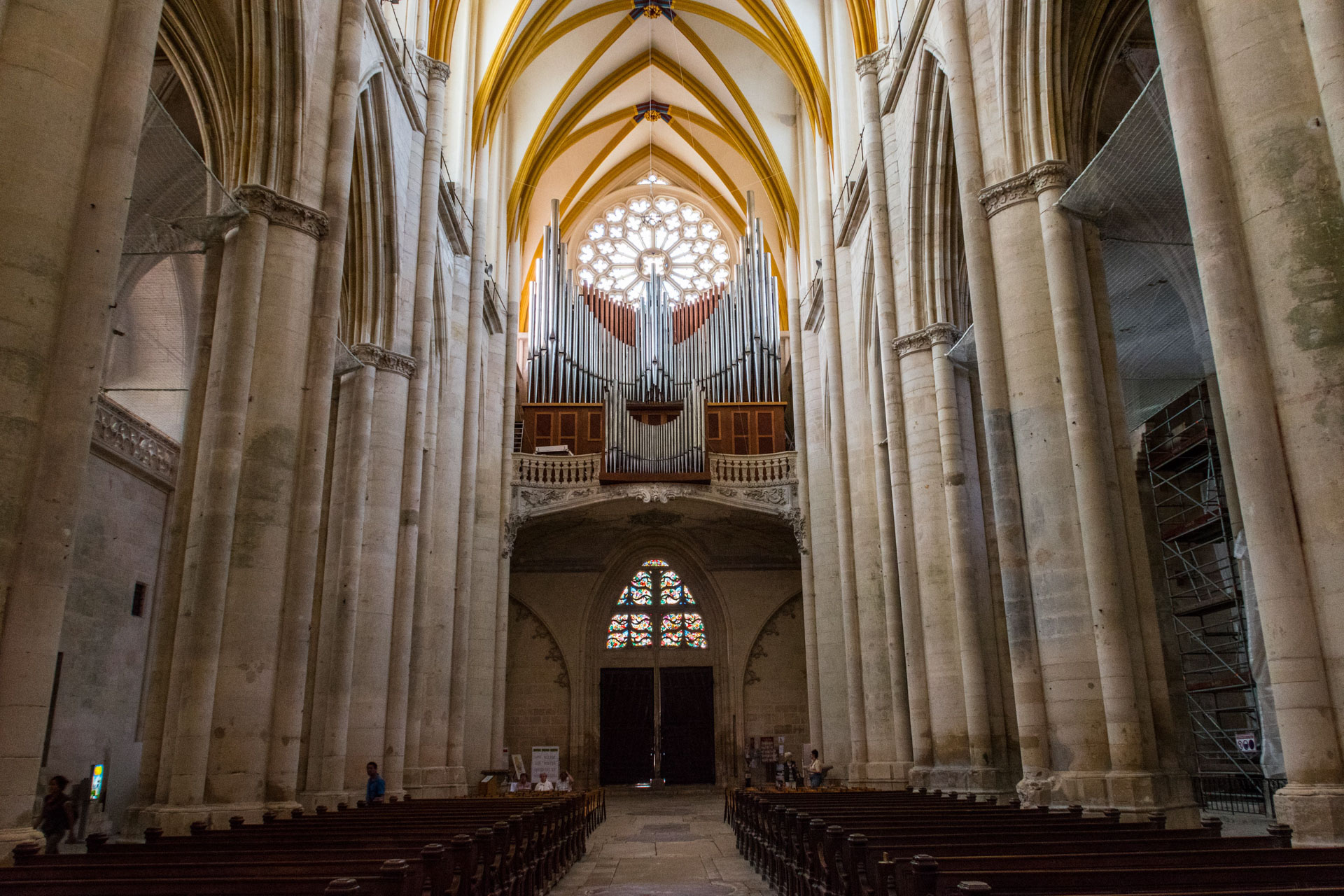 le grand orgue de la cathédrale Saint-Etienne de Toul
