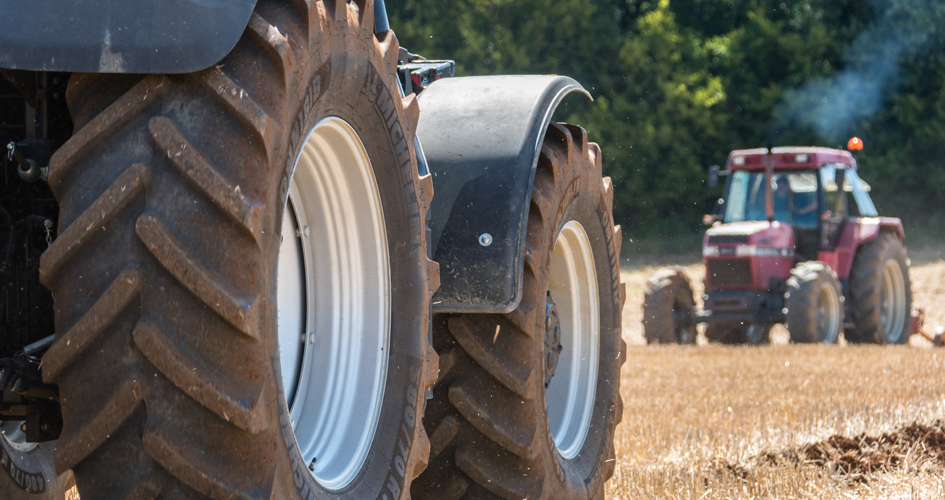 Tracteur gros plan Concours de labour de Allain
