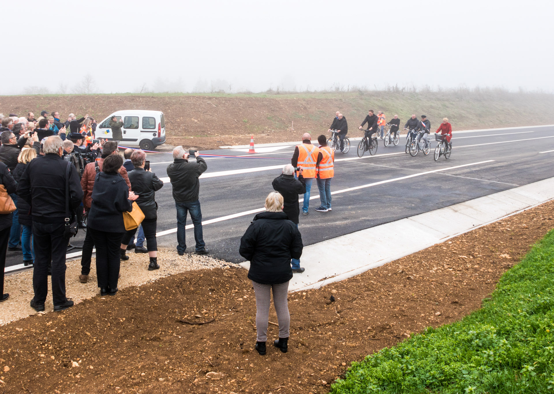 Inauguration contournement d'allain