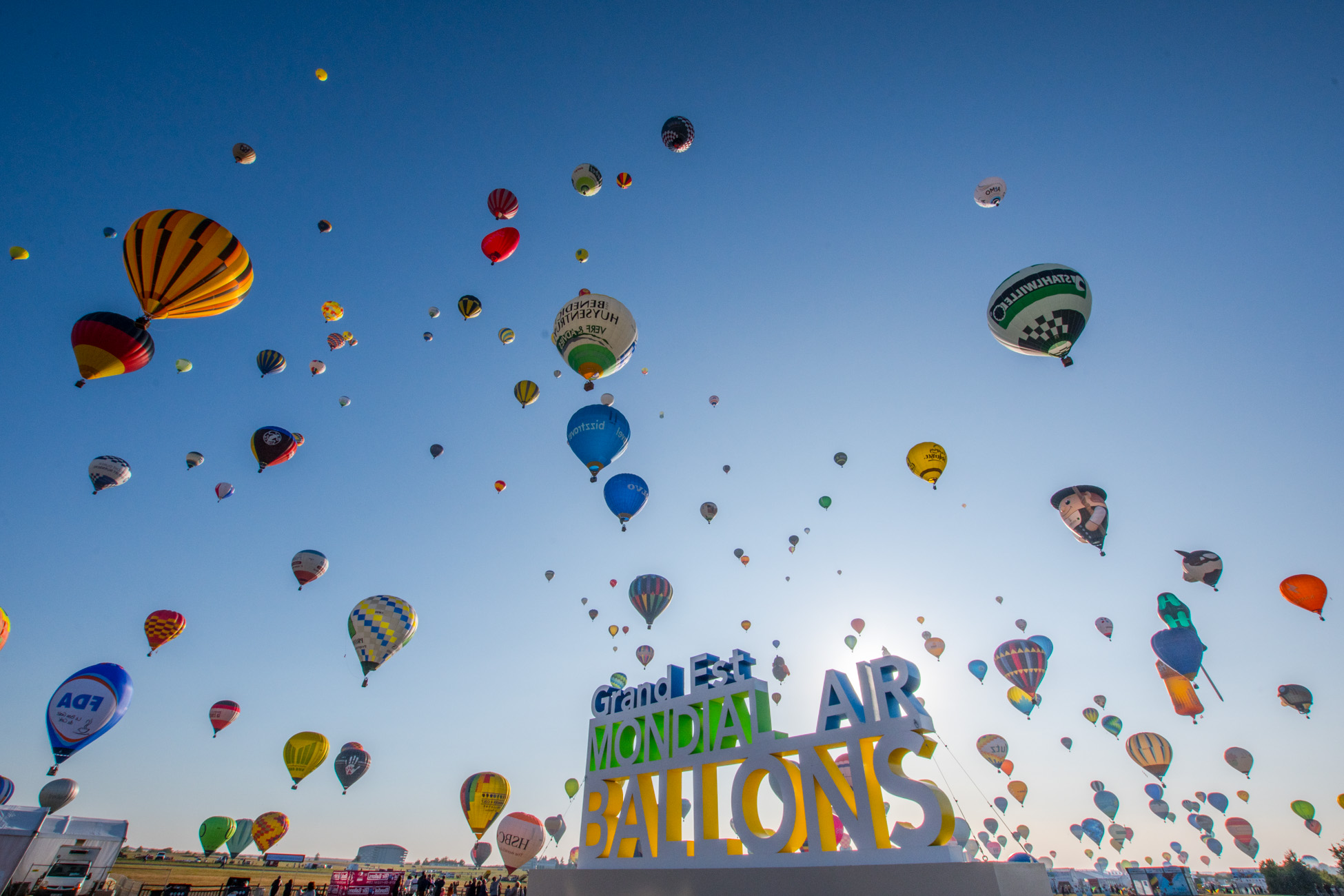 Grand est, mondial air ballons, Des centaines de montgolfières dans le ciel de Chambley