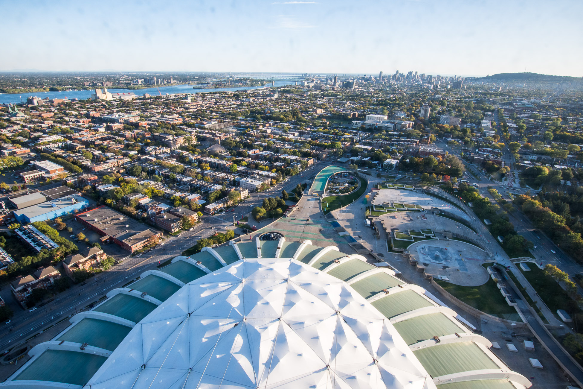 Montréal vu depuis le stade olympique