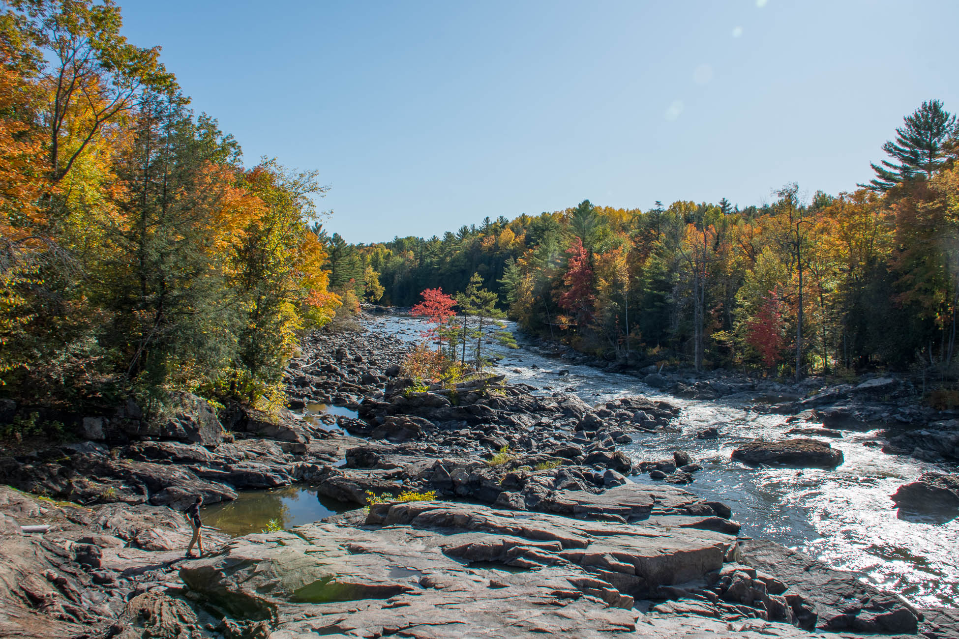 chutes de plaisance sur la rivière Petite-Nation