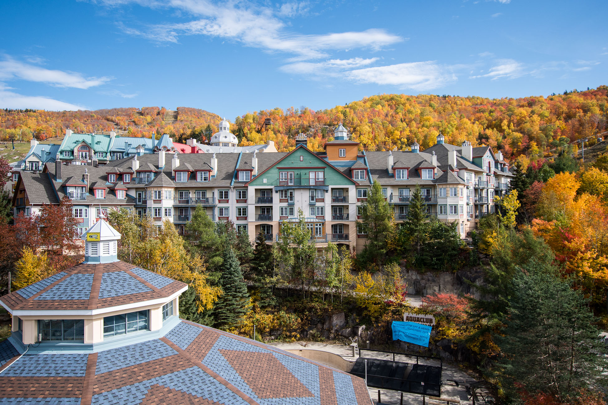 Roadtrip Canada, Mont-tremblant village en automne