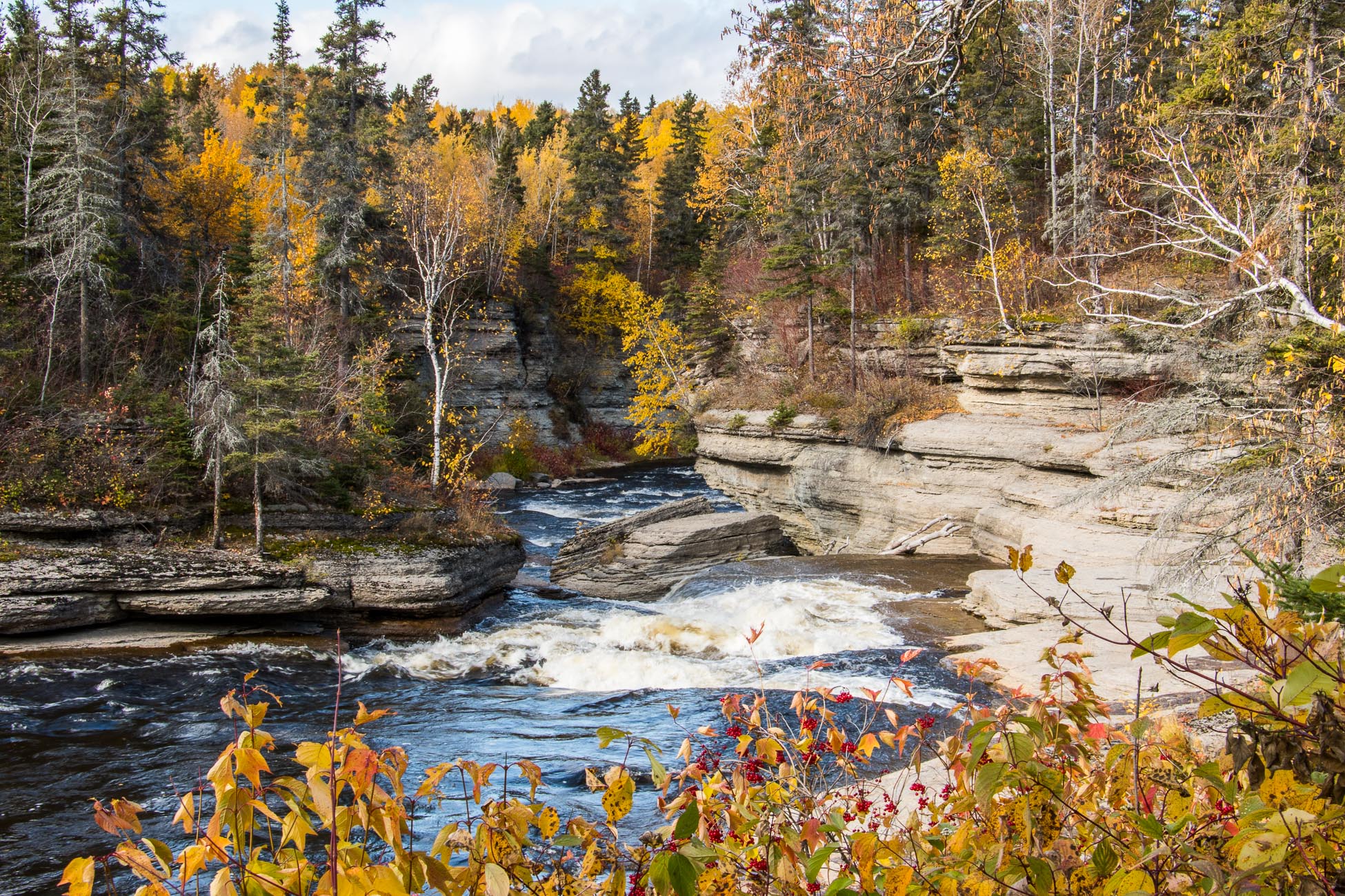 RoadTrip Canada, village historique de Val-Jalbert, rivière Ouiatchouan