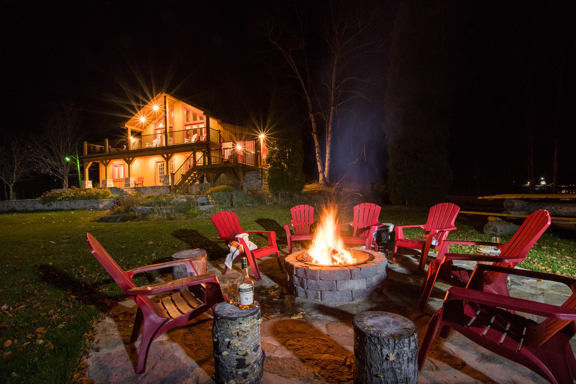 Roadtrip Canada, chalet Saguenay, lac kénogami, 