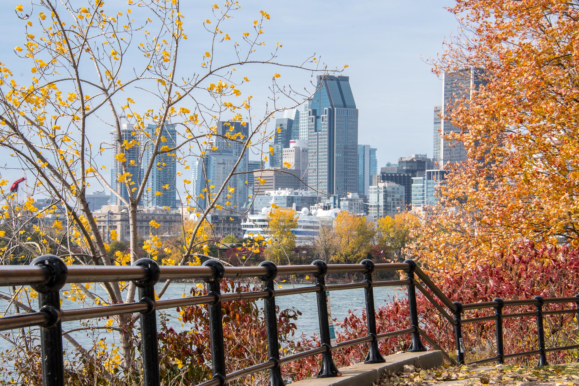 Roadtrip Canada, vue de Montreal , Parc Jean Drapeau