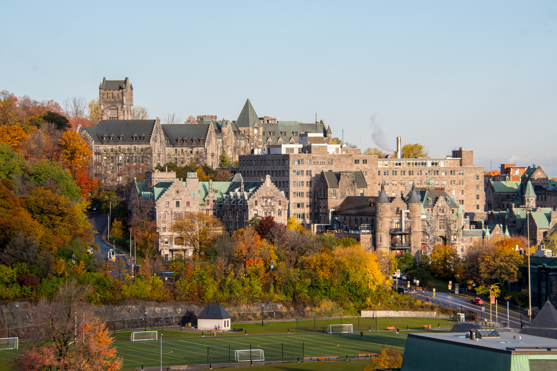 Roadtrip Canada, Montréal, vue sur Mont-Royal depuis l'hôtel Omni