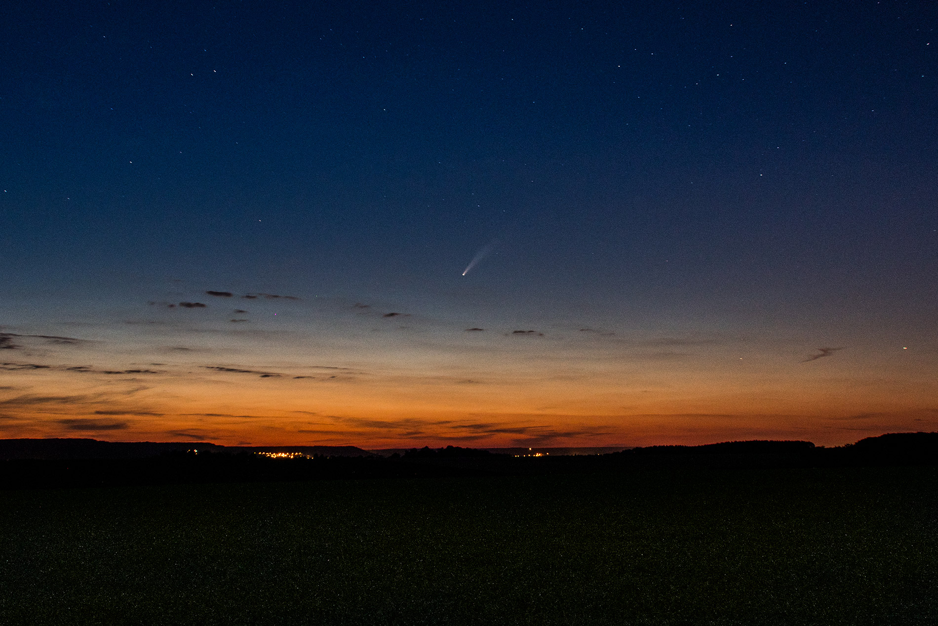 Comète Neowise Dans le ciel Toulois 